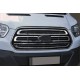 Обведення решітки (2014-2018, 2 шт, нерж) Carmos - Турецька сталь для Ford Transit 2014- рр