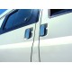Накладки на ручки (нерж) 4 дверей, Carmos - Турецька сталь для Ford Transit 2000-2014 рр