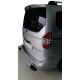 Накладки на стопи (2 шт., пласт) для Ford Courier 2014-2023 рр