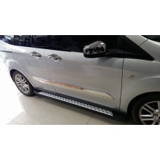 Молдинг дверей (4 шт, нерж) для Ford Courier 2014-2023 рр