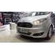 Накладки на противотуманки (2014-2018, 2 шт, нерж) Carmos - Турецкая сталь для Ford Courier
