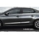 Молдинг дверний (нерж.) для Fiat Albea 2002- рр