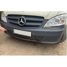 Зимова накладка на бампер (2010-2015) Глянсова для Mercedes Vito W639 рр