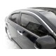 Ветровики с хром молдингом (4 шт, HIC) для Toyota Camry 2011-2018 гг