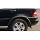 Накладки на арки (4 шт, черный металл) для Mercedes ML W163