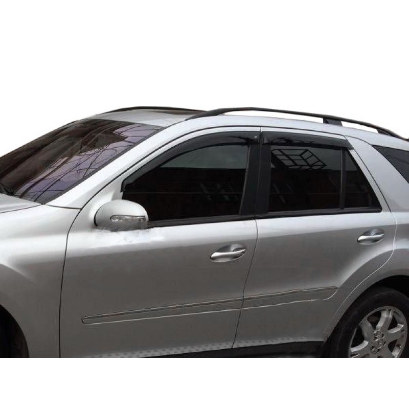 Ветровики (4 шт, HIC) для Mercedes ML W163