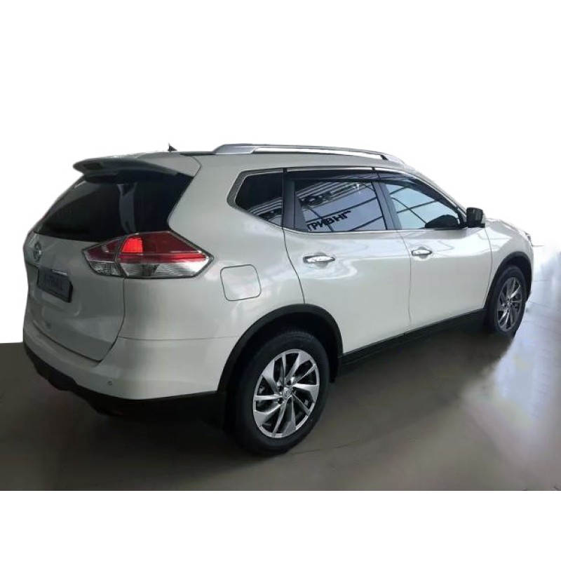 Вітровики з хром молдингом (4 шт, HIC) для Nissan X-trail T32 / Rogue 2014-2021 рр
