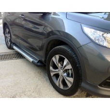 Бокові пороги Line (2 шт., алюміній) для Honda CRV 2017-2022 рр