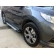 Бокові пороги Line (2 шт., алюміній) для Honda CRV 2017-2022 рр