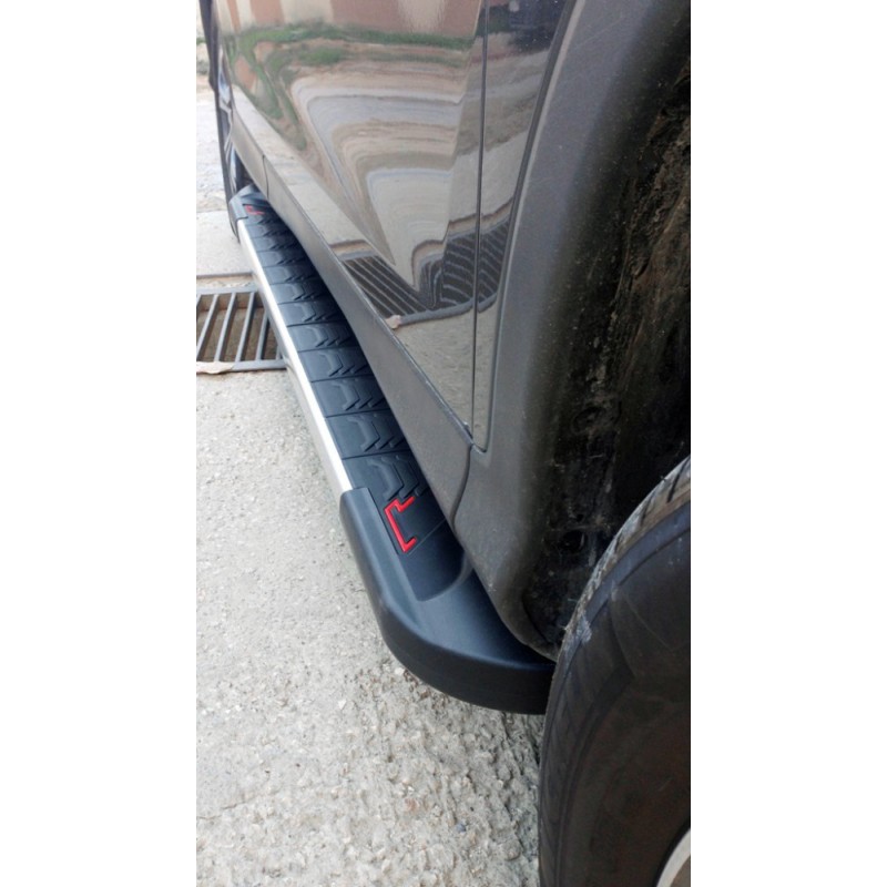 Бокові пороги RedLine V1 (2 шт., Алюміній) для Honda CRV 2012-2016 рр