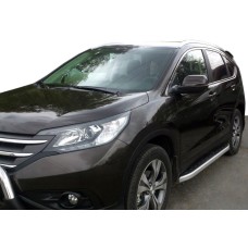 Бокові пороги Fullmond (2 шт., алюм.) для Honda CRV 2012-2016 рр