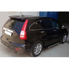 Бокові пороги RedLine V1 (2 шт., алюм.) для Honda CRV 2007-2011 рр