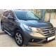 Боковые пороги Sunrise (2 шт., алюминий) для Honda CRV 2017-2022 гг