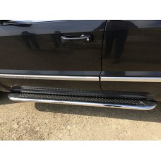 Бокові пороги Maydos V2 (2 шт., нерж) для Jeep Compass 2006-2016 рр
