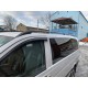 Рейлинги черные Elite (пласт. ножки.) Длинная база (EXTRALONG) для Mercedes Vito W639 2004-2014 гг