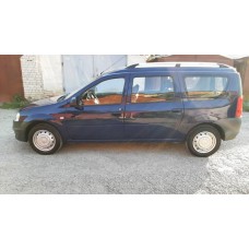 Рейлінги Хром Металеві ніжки для Dacia Logan MCV 2004-2014 рр