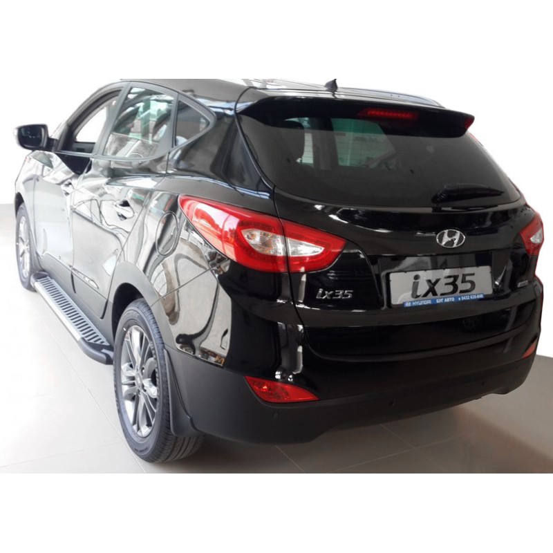Бокові пороги Line (2 шт., алюміній) для Hyundai IX-35 2010-2015 рр