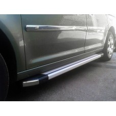 Бокові пороги Rainbow (2 шт., Алюміній) Максі база для Volkswagen Caddy 2004-2010 рр