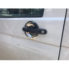 Накладки под ручки Carmos - Турецкая сталь, 3 штуки для Volkswagen Caddy 2010-2015 гг