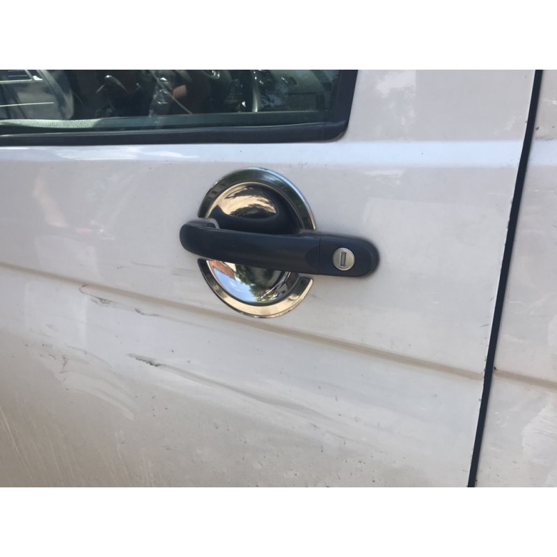 Накладки под ручки Carmos - Турецкая сталь, 3 штуки для Volkswagen Caddy 2010-2015 гг
