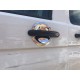 Накладки под ручки (нерж) Carmos - Турецкая сталь, 3 шт для Volkswagen T5 Multivan 2003-2010 гг