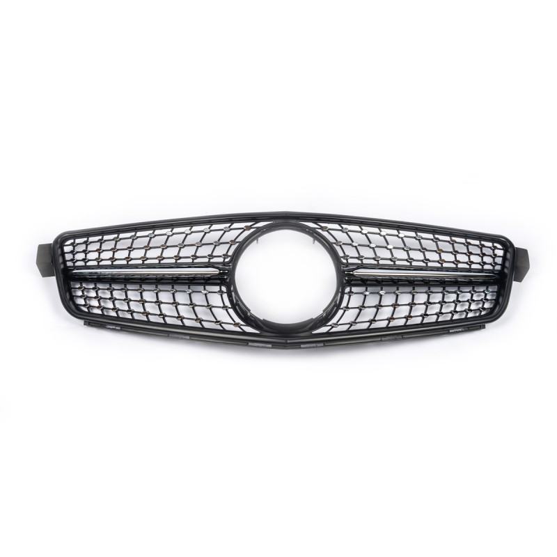 Передняя решетка Diamond Black для Mercedes C-class W204 2007-2015 гг