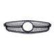 Передняя решетка Diamond Black для Mercedes C-class W204 2007-2015 гг