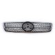Передняя решетка Diamond Silver для Mercedes C-class W203 2000-2007 гг