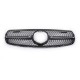 Передня решітка 2015-2019 (Diamond Black) З місцем під камеру для Mercedes GLC coupe C253