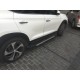 Боковые пороги RedLine Black (2шт) для Hyundai Tucson TL 2016-2021 гг
