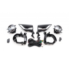 Противотуманки LED с кронтшейнами (2 шт, 2017-2025) для Toyota Land Cruiser Prado 150