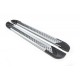 Бокові пороги New Vision Grey (2 шт., алюміній) для Range Rover II P38A 1997-2002 рр
