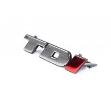 Надпись в решетку Tdi OEM, І - красная для Volkswagen T4 Caravelle/Multivan