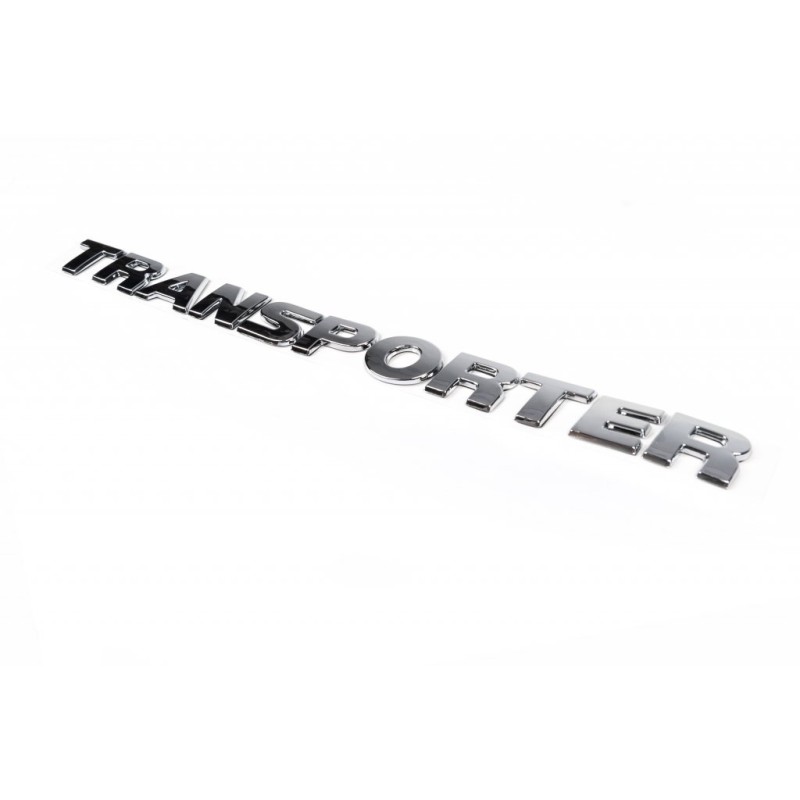 Надпись Transporter 7E0 853 687 739 (косой шрифт) для Volkswagen T5 2010-2015 гг
