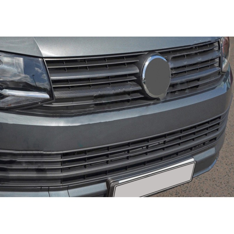 Накладки на решітку нижня 2015-2019 (2 шт, карбон) для Volkswagen T6