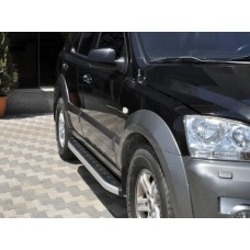 Бокові пороги Fullmond (2 шт., алюм.) для Kia Sorento 2002-2009 рр