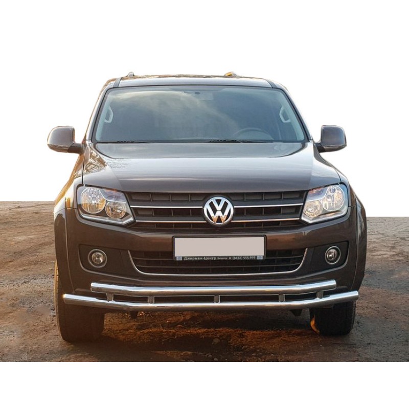 Передняя защита ST018-2 (нерж) для Volkswagen Amarok 2010-2022 гг