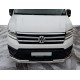 Передній захист ST085 (нерж) для Volkswagen Crafter 2016- рр