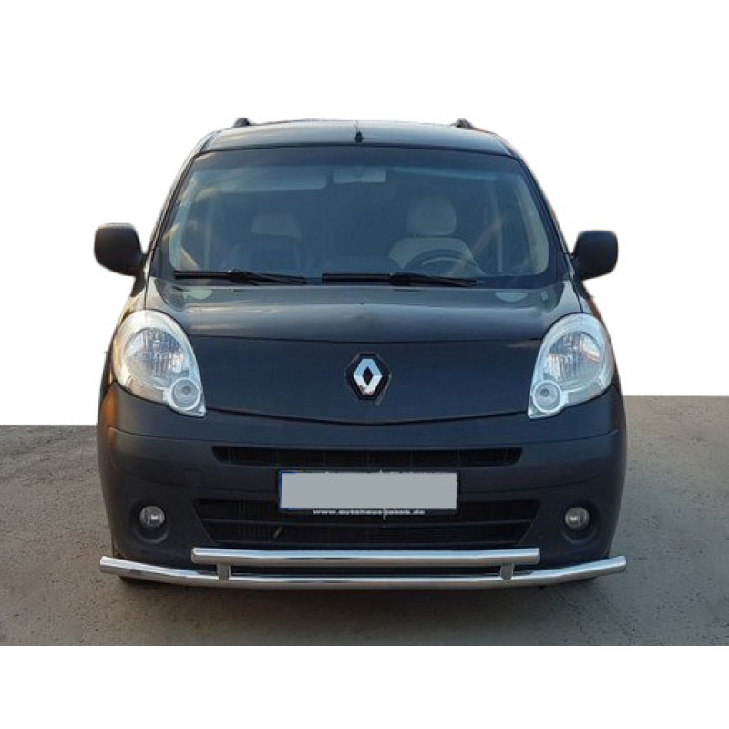 Передняя защита ST014 (нерж.) d60/42 для Renault Kangoo 2008-2020 гг