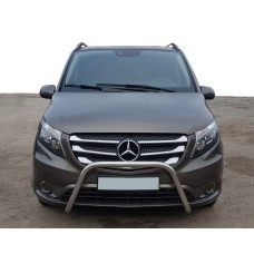 Кенгурятник WT006 (нерж.) для Mercedes Vito / V-class W447 2014- рр