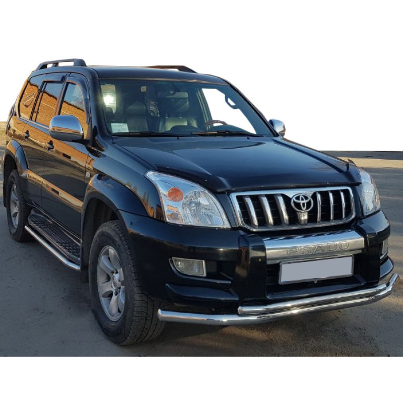 Передня дуга ST014 (нерж.) 60/60 мм для Toyota Land Cruiser Prado 120
