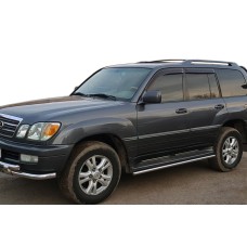 Захист бічних порогів (2 шт., нерж.) для Lexus LX470