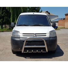 Кенгурятник WT003 нерж.) 50мм для Citroen Berlingo 1996-2008 рр