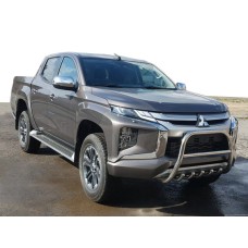 Кенгурятник WT003 (нерж) для Fiat Fullback 2016- рр