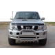 Кенгурятник QT007 (нерж) для Nissan Patrol Y61 1997-2011 гг