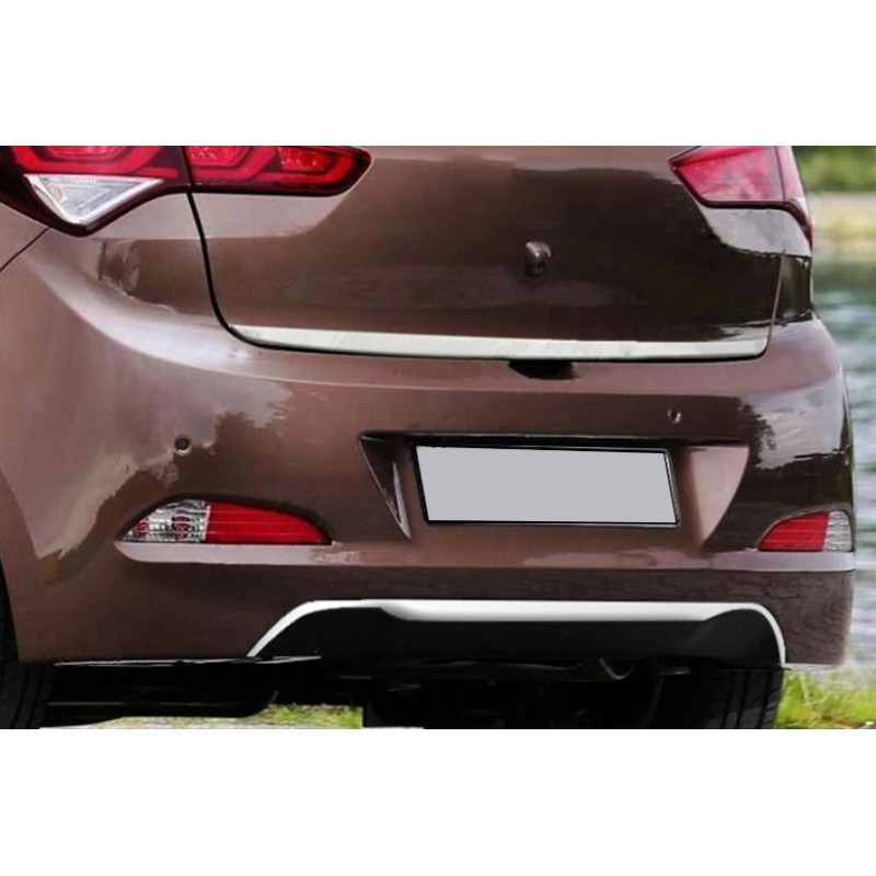 Накладка на торец бампера 2014-2018 (нерж) для Hyundai I-20