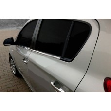 Нижні молдинги стекол (6 шт., Нерж) для Hyundai I-20 2008-2012 рр