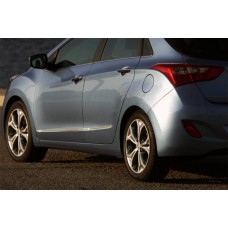 Молдинг дверний (4 шт, нерж.) для Hyundai I-30 2012-2017 рр