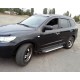 Бокові пороги Line (2 шт., алюміній) для Hyundai Santa Fe 2 2006-2012 рр