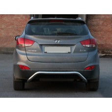 Задній захист AK007 (нерж.) для Hyundai IX-35 2010-2015 рр